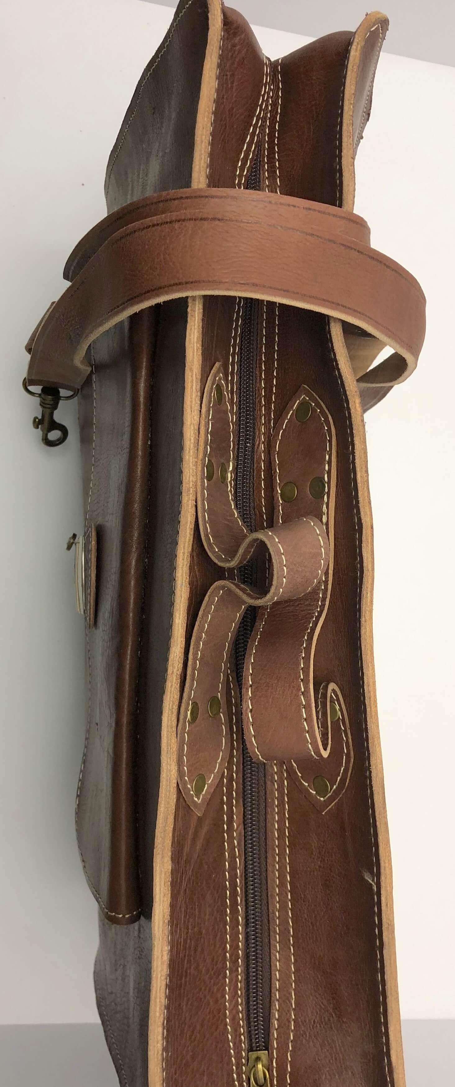 Kožená cestovní taška hnědá