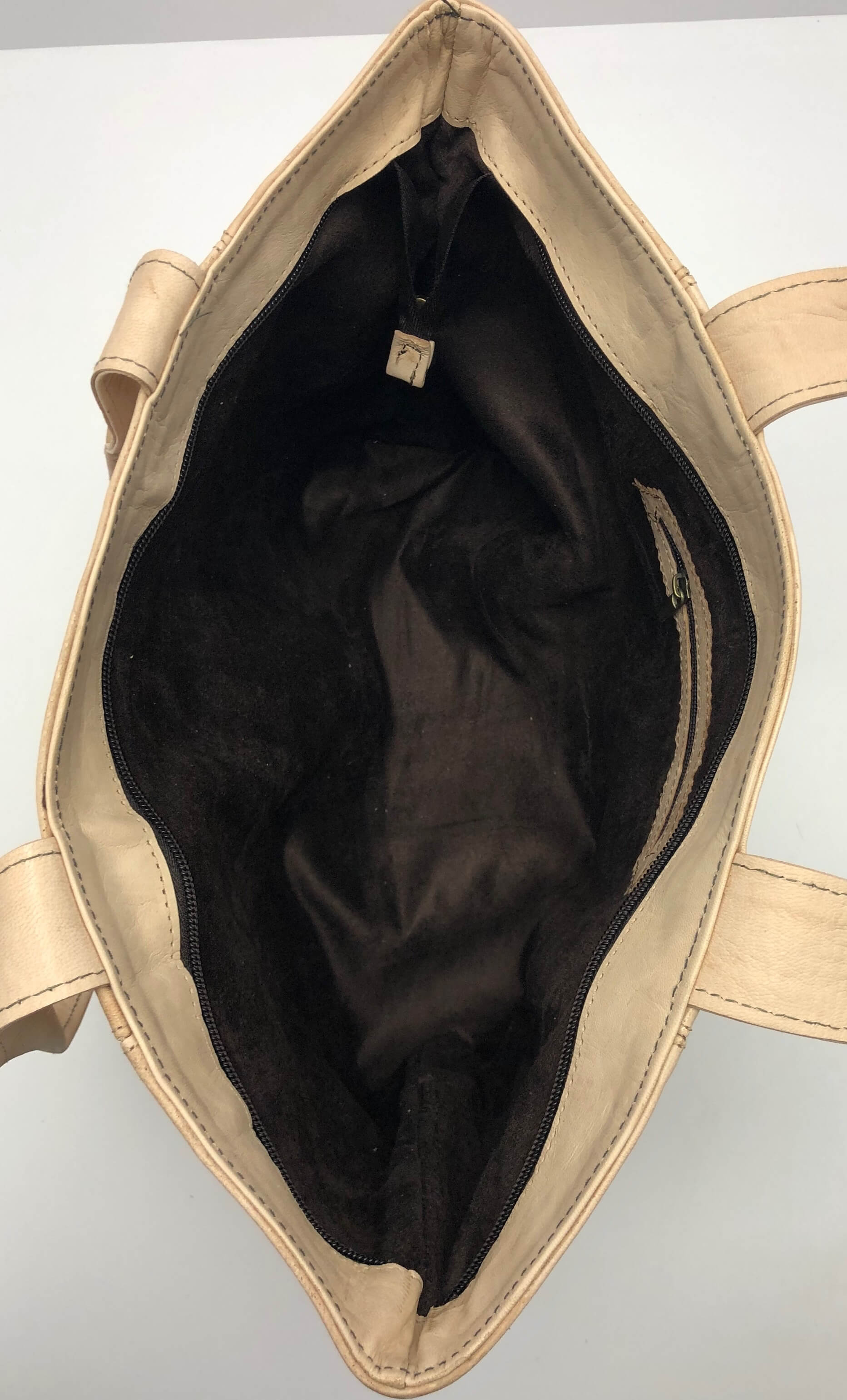 Dámská kožená kabelka hladká velbloudí MagBag