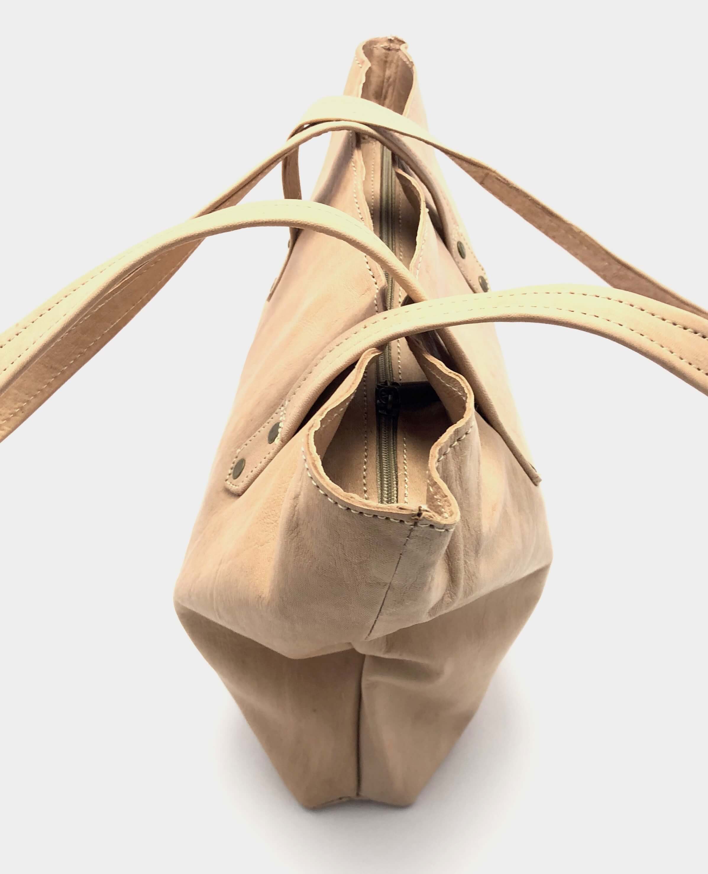 Kožená kabelka elegant velbloudí