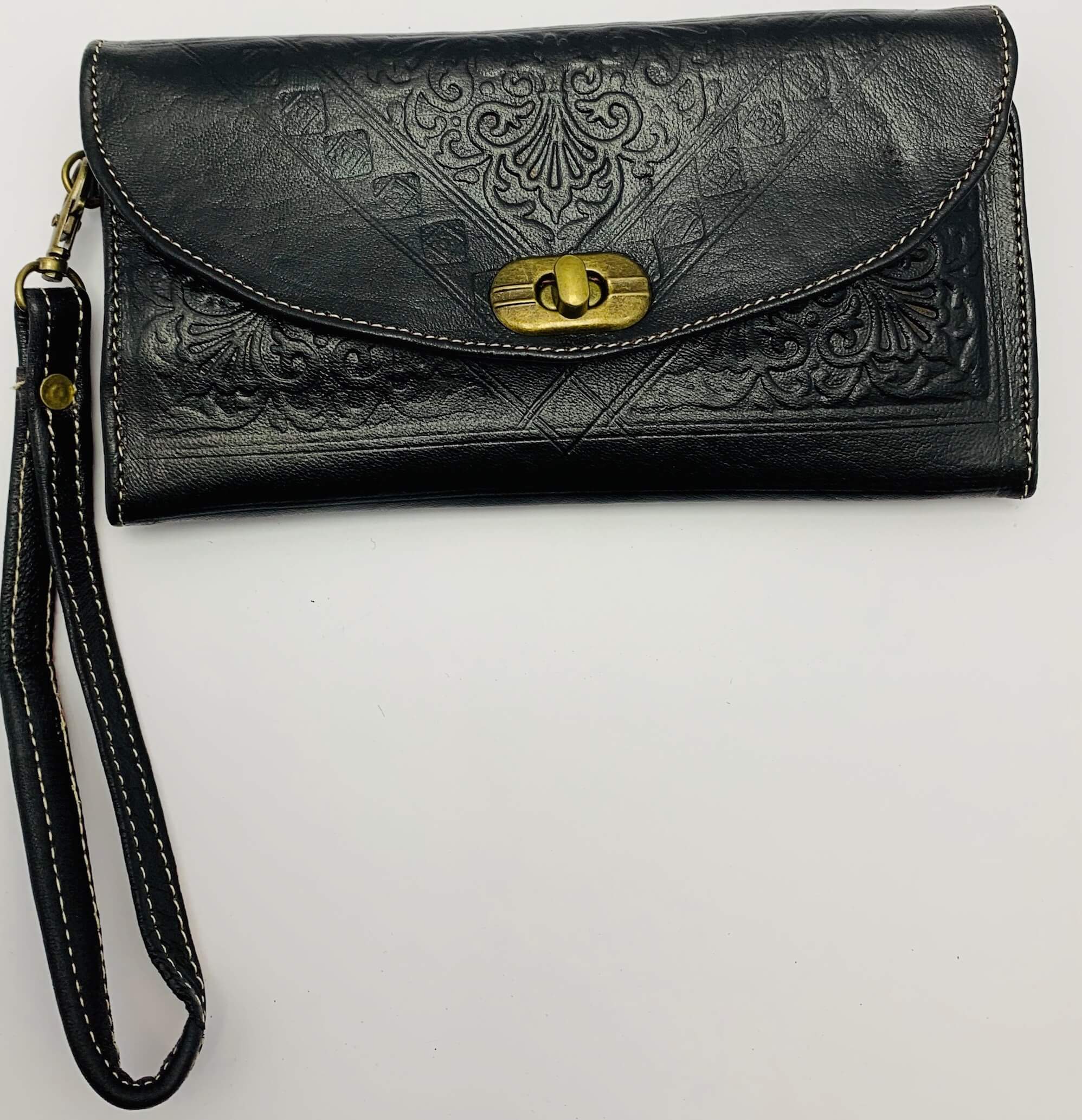 Kožená peněženka černá