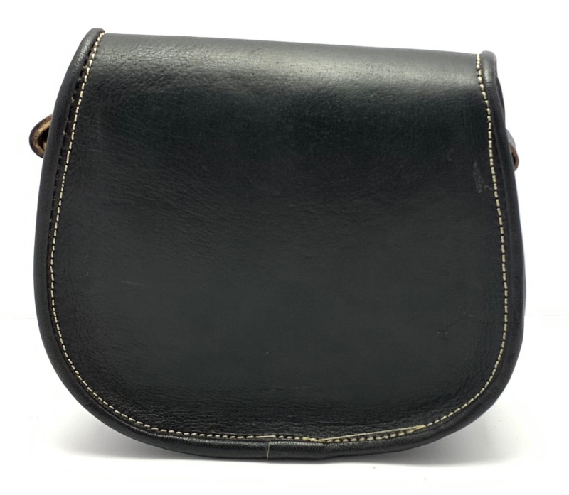 Kožená kabelka lovecká malá černá