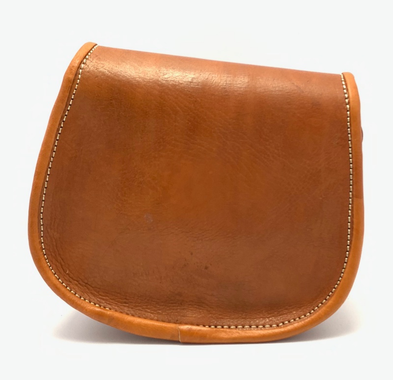 Kožená kabelka lovecká malá přírodní