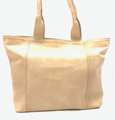 Dámská kožená kabelka hladká velbloudí MagBag