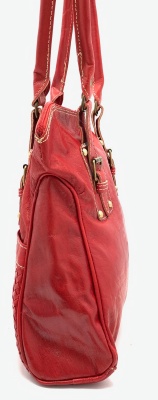 Kožená kabelka s kapsičkou červená MagBag
