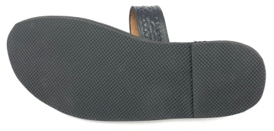 Dámské kožené pantofle propletený pásek černé MagBag