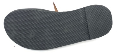 Dámské kožené pantofle propletený pásek bílé MagBag