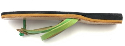 Dámské kožené pantofle s hvězdičkou zelené MagBag