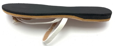 Dámské kožené pantofle s hvězdičkou bílé MagBag