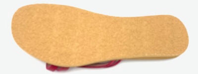 Dámské kožené pantofle páskové červené MagBag