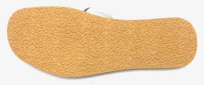 Dámské kožené pantofle páskové bilé MagBag