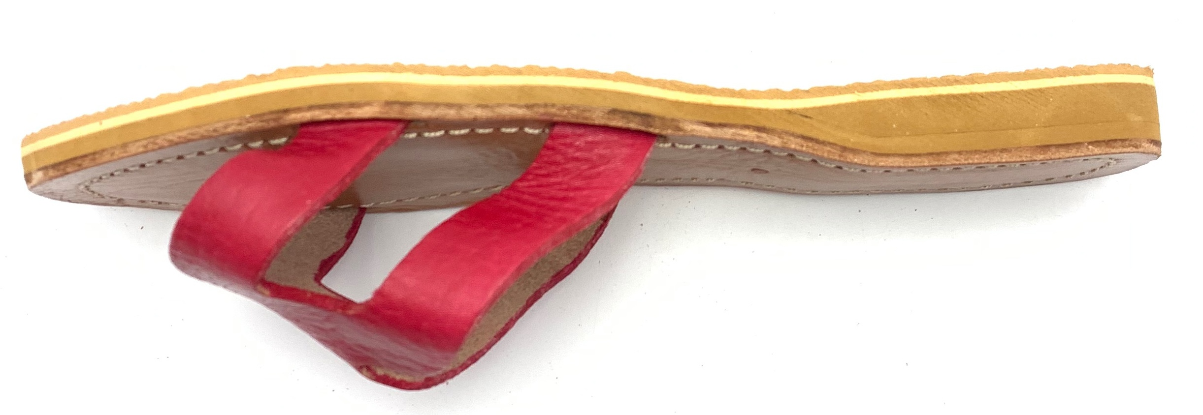 Dámské kožené pantofle červené MagBag