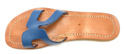 Dámské kožené pantofle modré MagBag